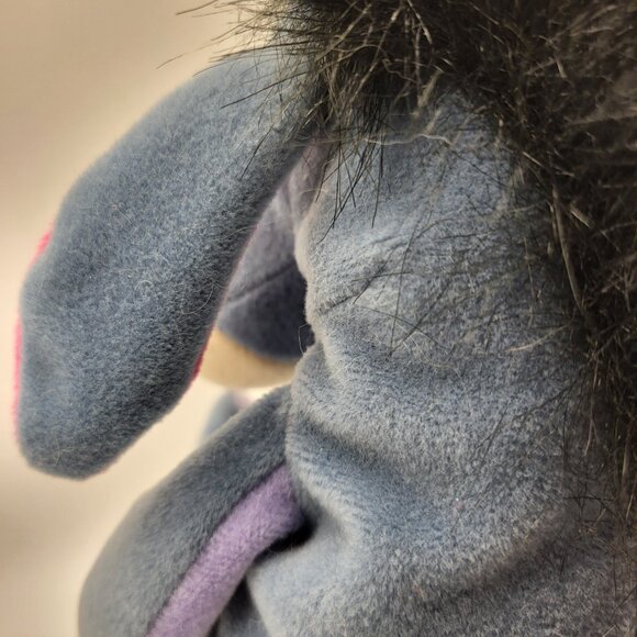 Vintage Walt Disney Company Eeyore Stuffed Plush 9" Donkey Beanie - Picture 6 of 16